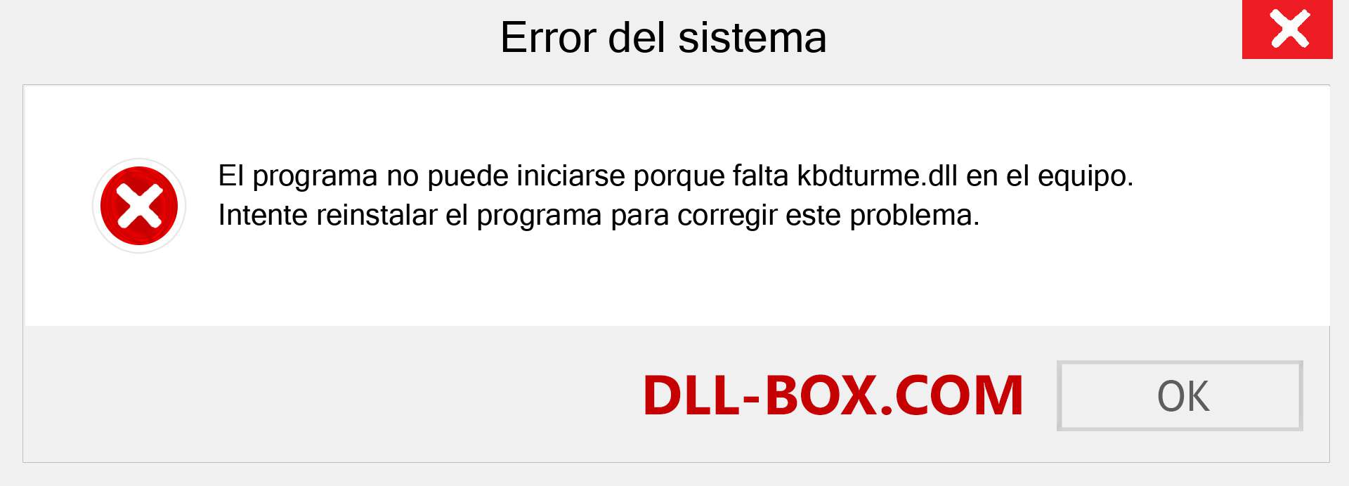 ¿Falta el archivo kbdturme.dll ?. Descargar para Windows 7, 8, 10 - Corregir kbdturme dll Missing Error en Windows, fotos, imágenes