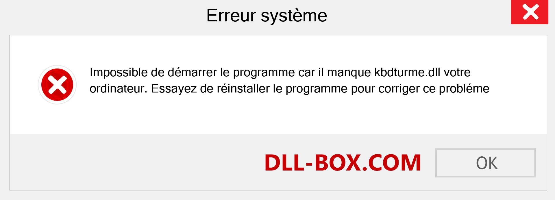 Le fichier kbdturme.dll est manquant ?. Télécharger pour Windows 7, 8, 10 - Correction de l'erreur manquante kbdturme dll sur Windows, photos, images